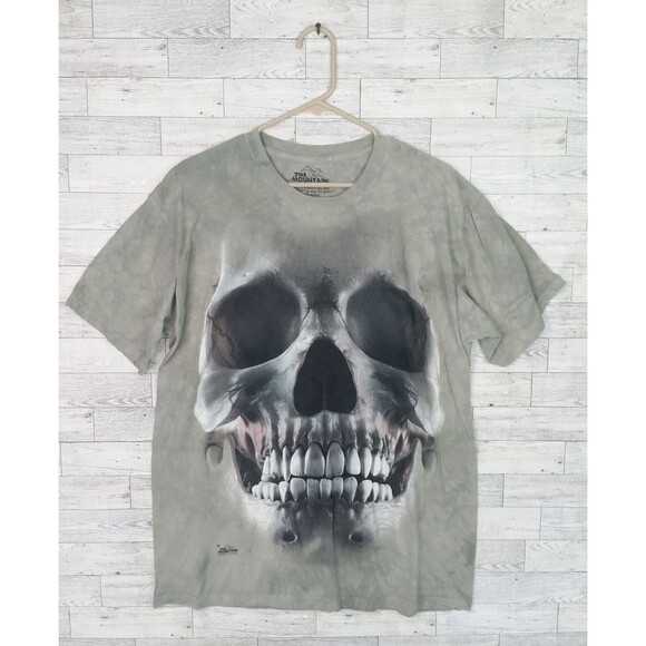 The Mountain Other - Men's The Mountain Big Skull Face Graphic Short Sleeve T-Shirt Large L